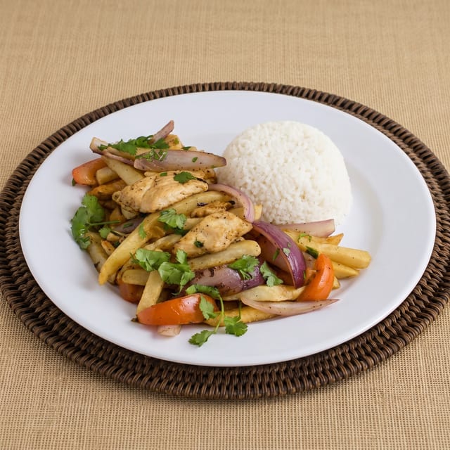 Chicken Saltado.