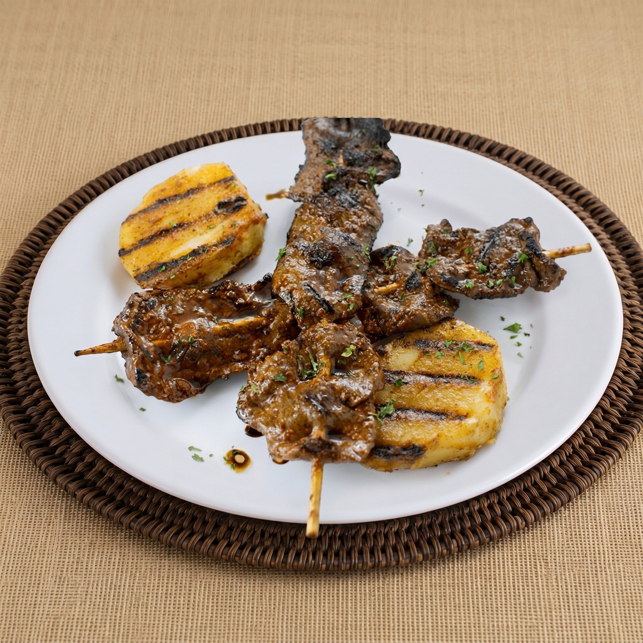 Anticucho Beef.