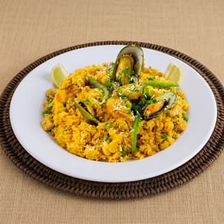 Paella Arroz Con Mariscos