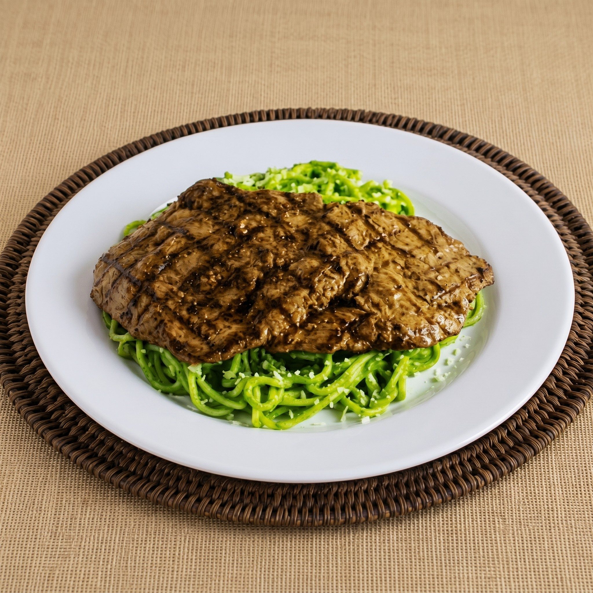 Pesto Spaghetti.
